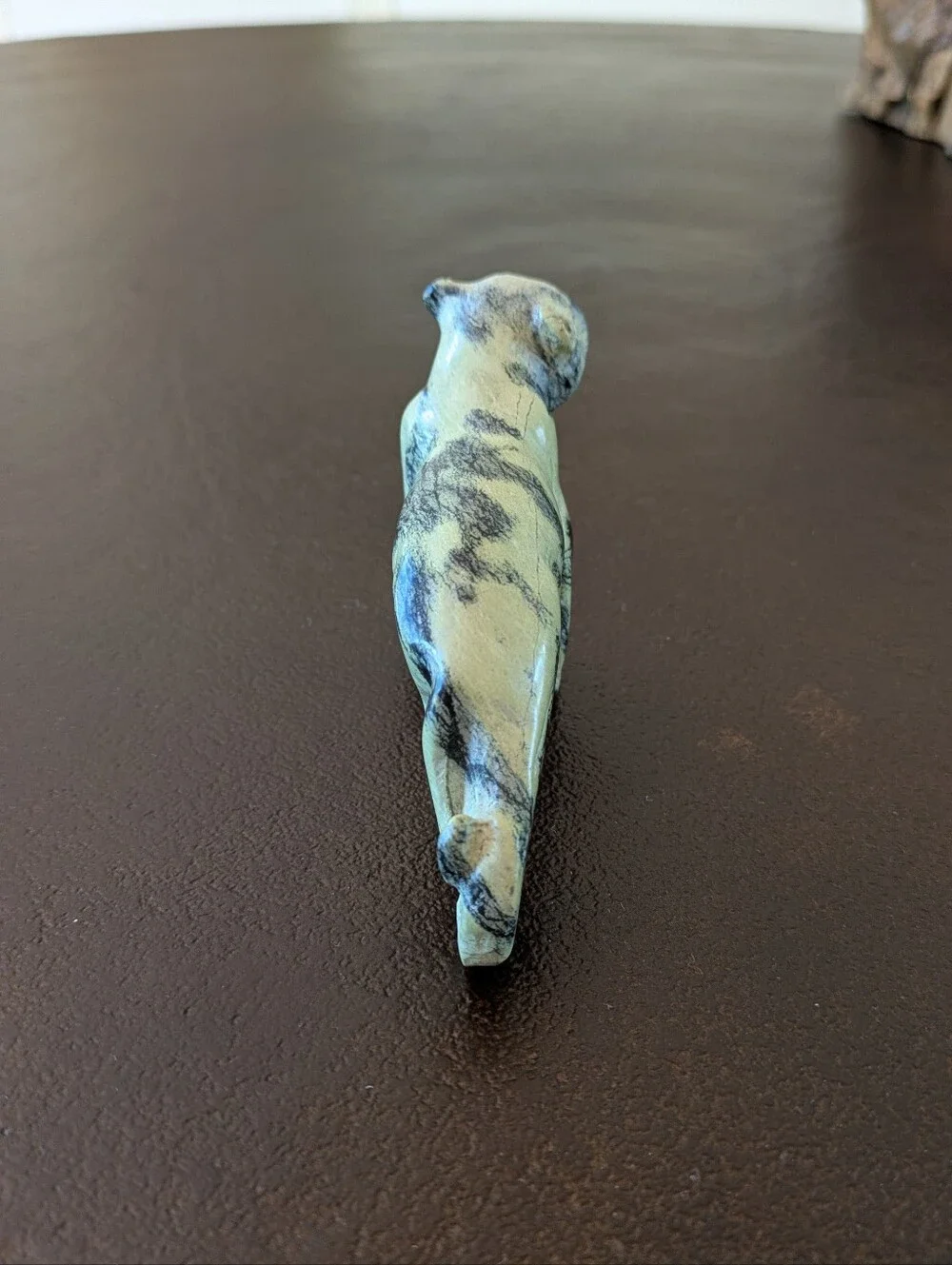 Vintage Carved Stone Panther/Tiger